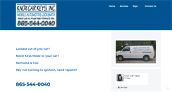 Desktop Screenshot of knoxcarkeys.com