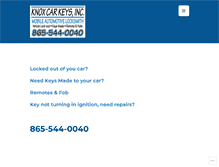 Tablet Screenshot of knoxcarkeys.com